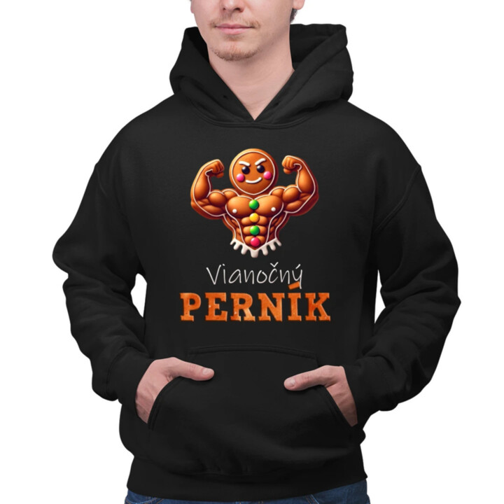 Vianočný perník V4  - pánska mikina s potlačou