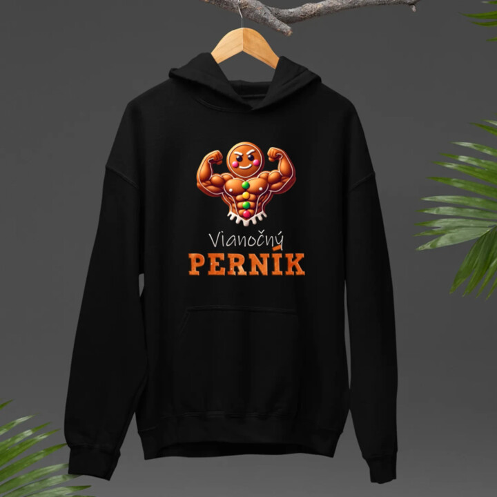 Vianočný perník V4  - pánska mikina s potlačou