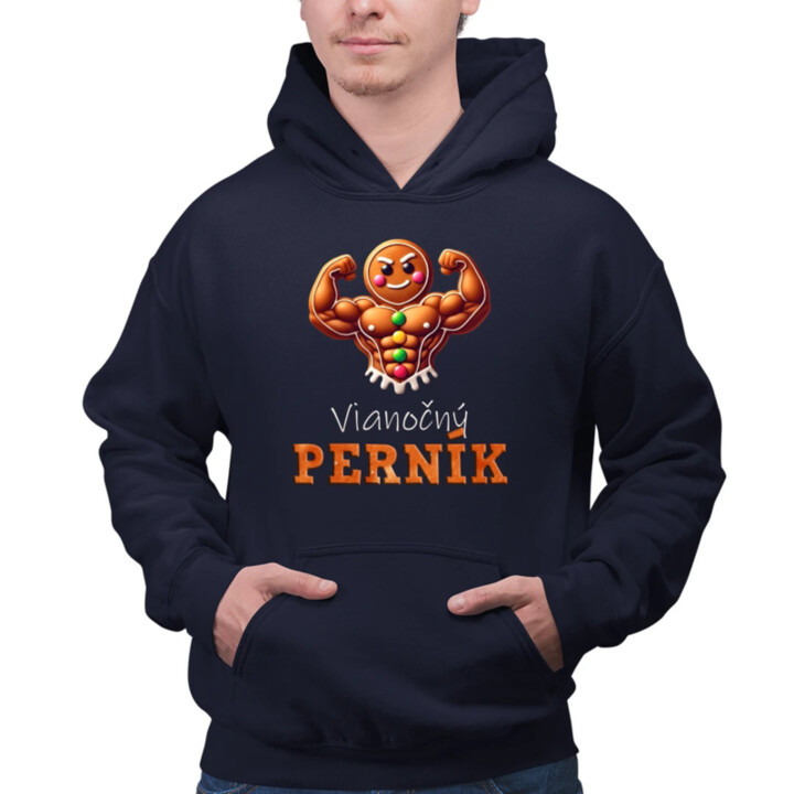 Vianočný perník V4  - pánska mikina s potlačou