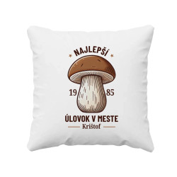 Najlepší úlovok v meste - vankúš s potlačou - personalizovaný produkt