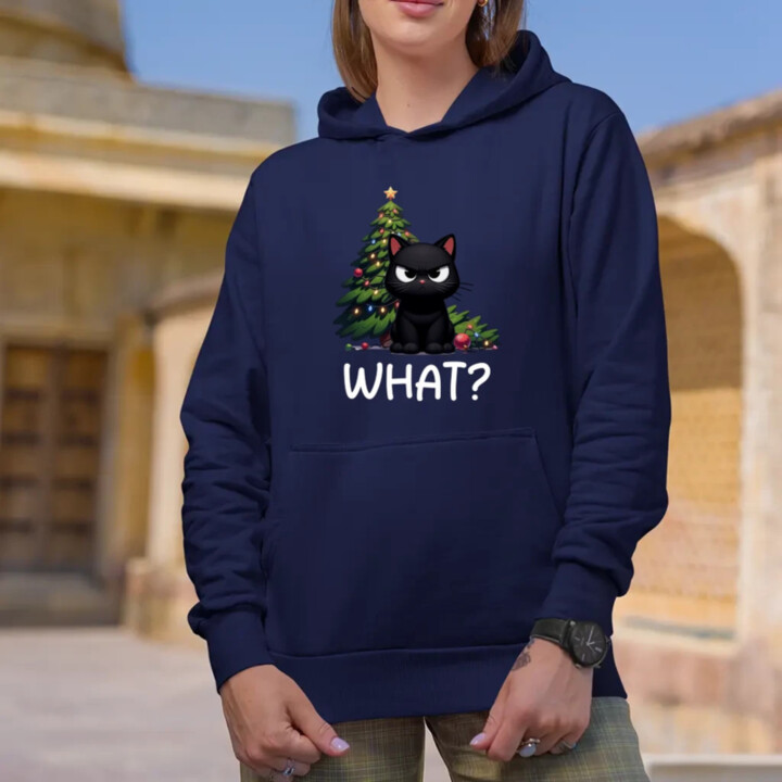 What?  - dámska mikina s potlačou