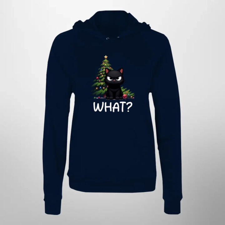 What?  - dámska mikina s potlačou