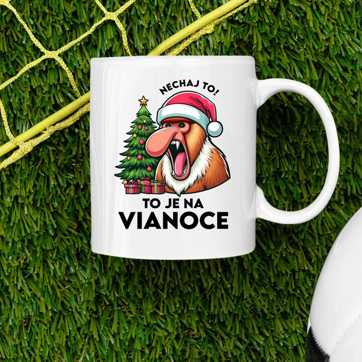 Nechaj to! To je na Vianoce - keramický hrnček s potlačou