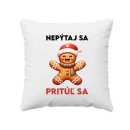 Nepýtaj sa, Pritúľ sa  - vankúš s potlačou