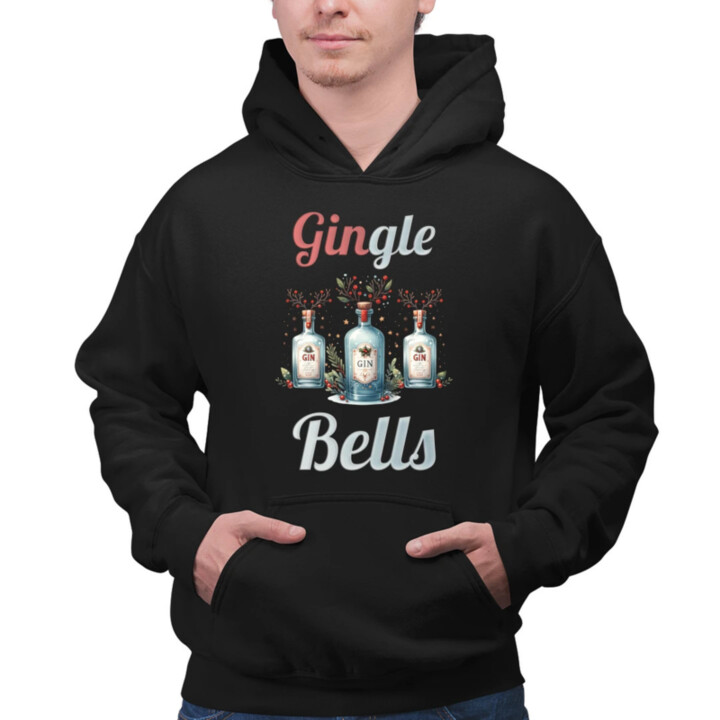 Gin-gle bells  - pánska mikina s potlačou