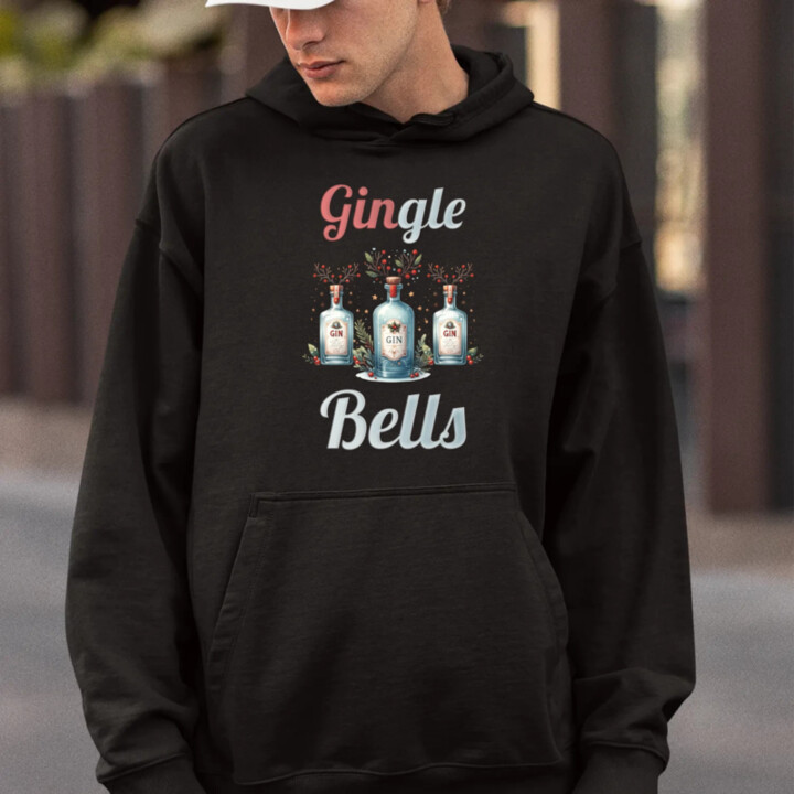 Gin-gle bells  - pánska mikina s potlačou