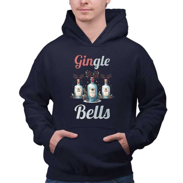 Gin-gle bells  - pánska mikina s potlačou