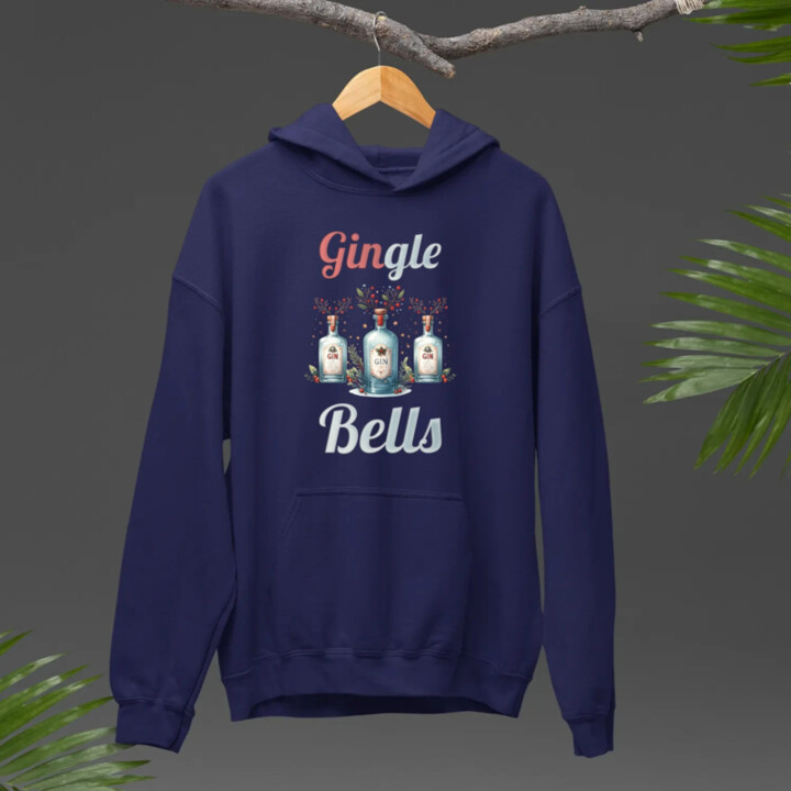 Gin-gle bells  - pánska mikina s potlačou