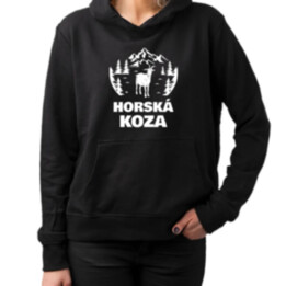 Horská koza  - dámska mikina s potlačou