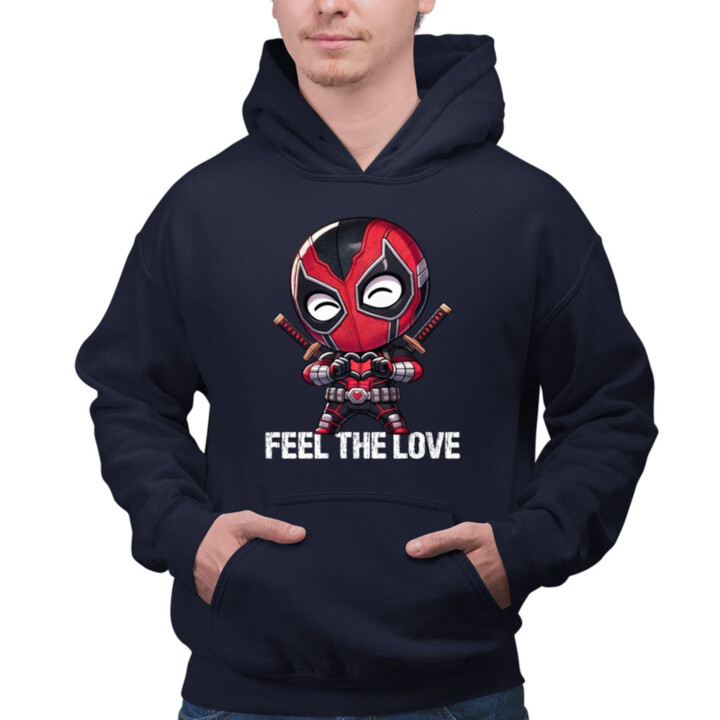 Feel the love  - pánska mikina s potlačou