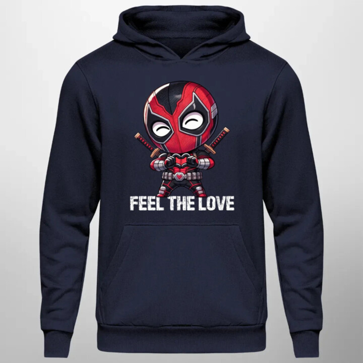 Feel the love  - pánska mikina s potlačou