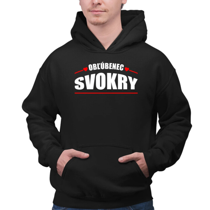 Obľúbenec svokry  - pánska mikina s potlačou