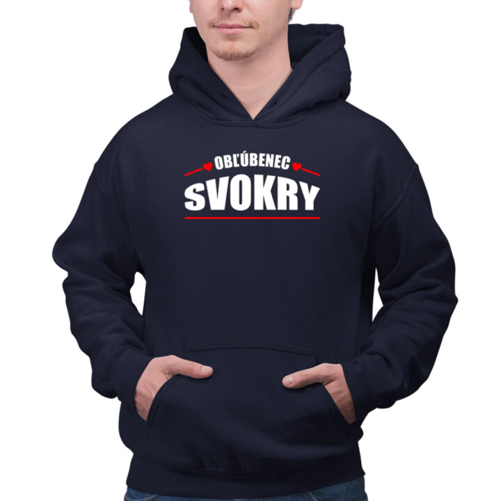 Obľúbenec svokry  - pánska mikina s potlačou