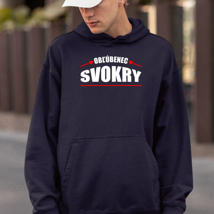 Obľúbenec svokry  - pánska mikina s potlačou