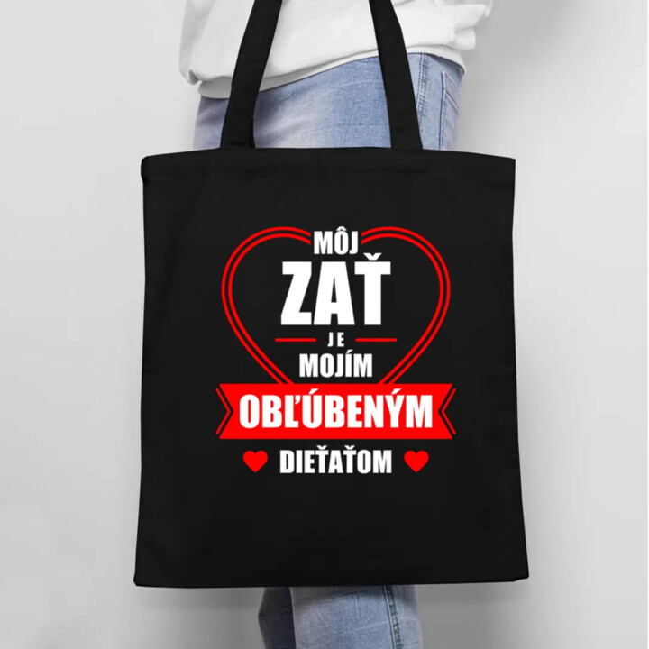 Môj zať je mojím obľúbeným dieťaťom - taška s potlačou