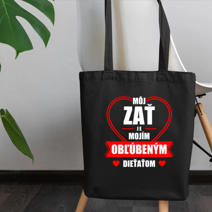 Môj zať je mojím obľúbeným dieťaťom - taška s potlačou
