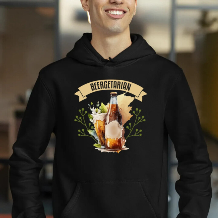 Beergetarian  - pánska mikina s potlačou