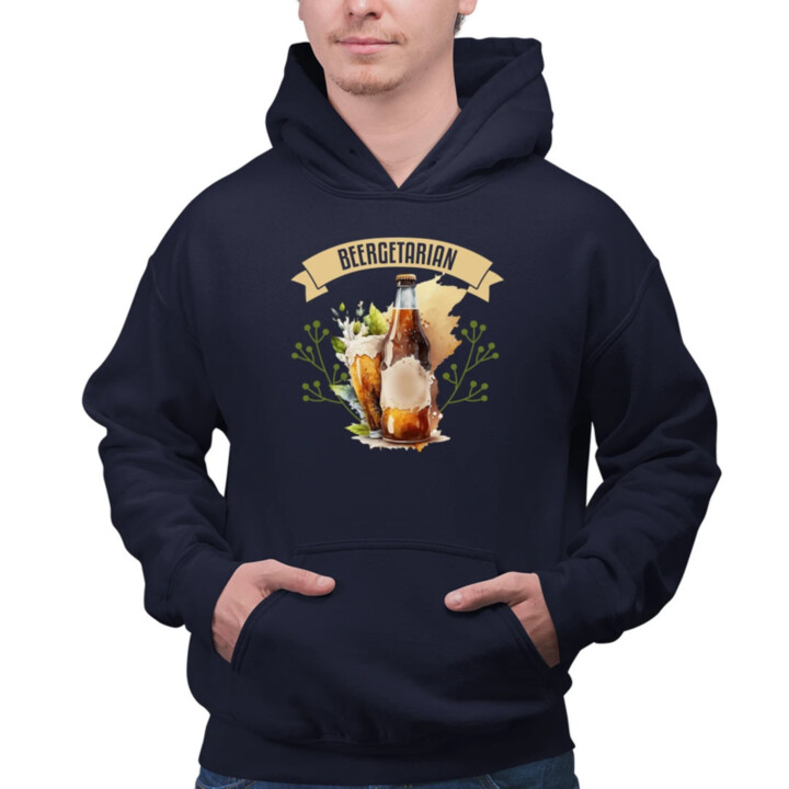 Beergetarian  - pánska mikina s potlačou