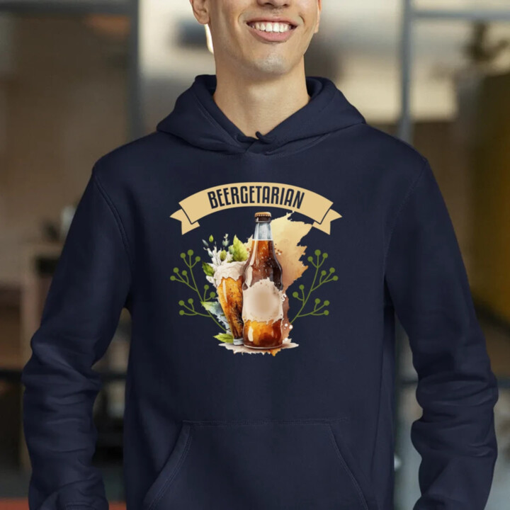 Beergetarian  - pánska mikina s potlačou