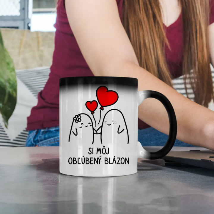 Si môj obľúbený blázon - magický hrnček s potlačou