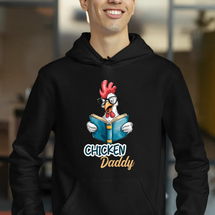 Chicken daddy  - pánska mikina s potlačou