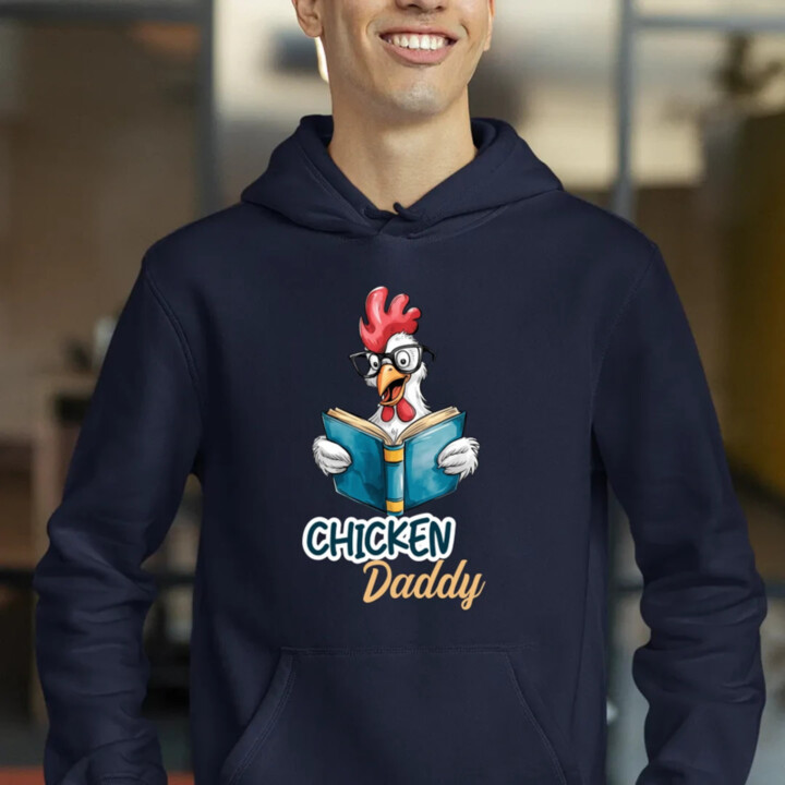 Chicken daddy  - pánska mikina s potlačou
