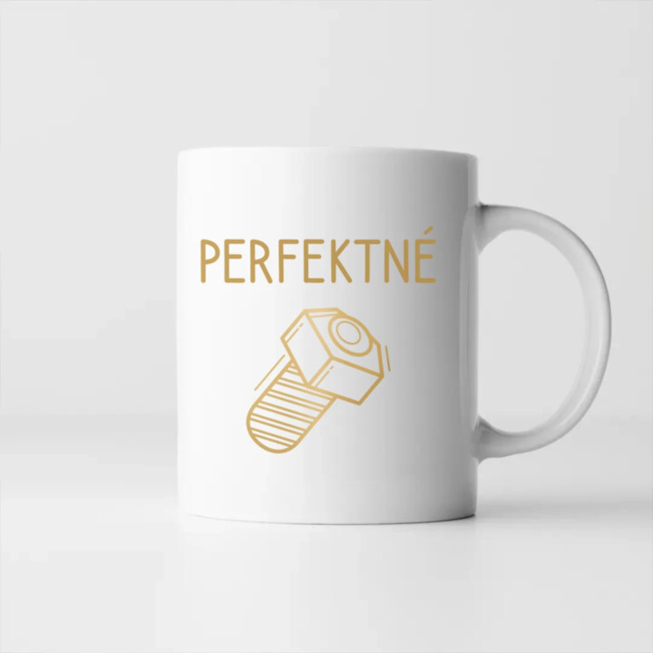 Perfektné - keramický hrnček s potlačou