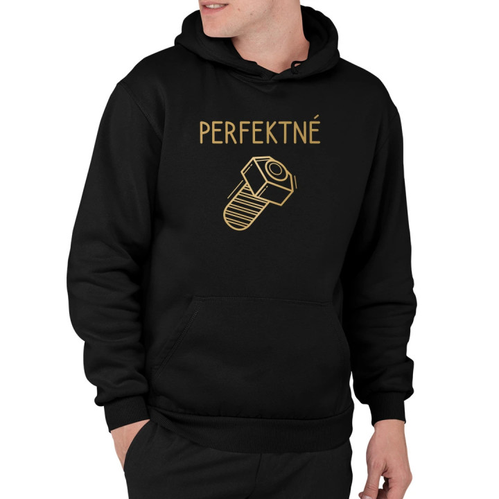 Perfektné  - pánska mikina s potlačou