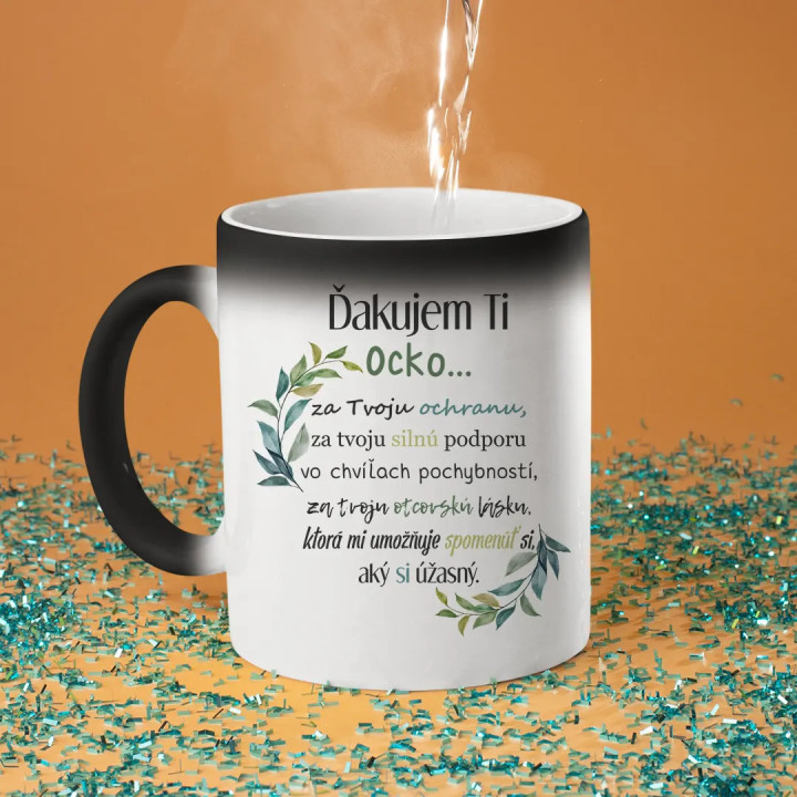 Ďakujem Ti, Ocko... - magický hrnček s potlačou