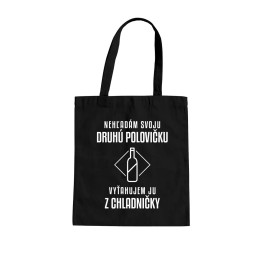 Nehľadám svoju druhú polovičku - taška s potlačou