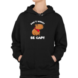 Don`t worry be Capy  - dámska mikina s potlačou