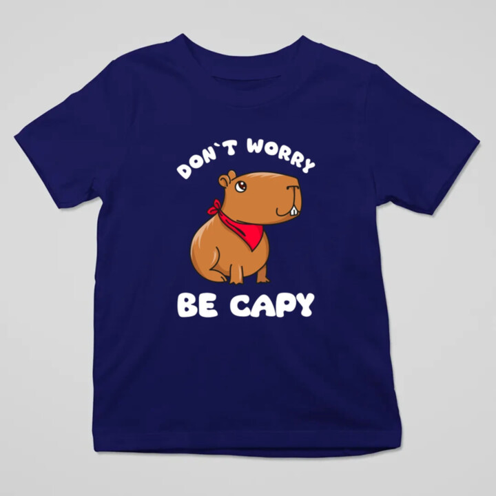 Don`t worry be Capy - detské tričko s potlačou