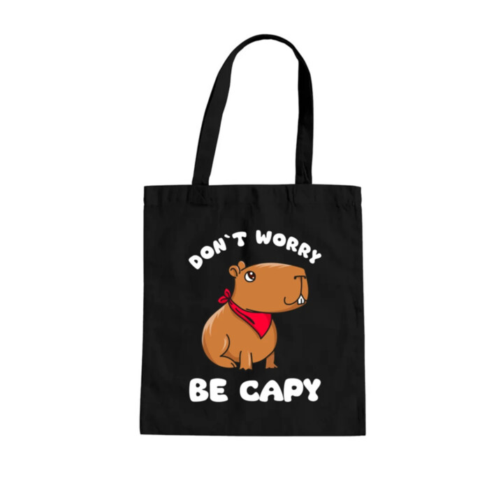 Don`t worry be Capy - taška s potlačou