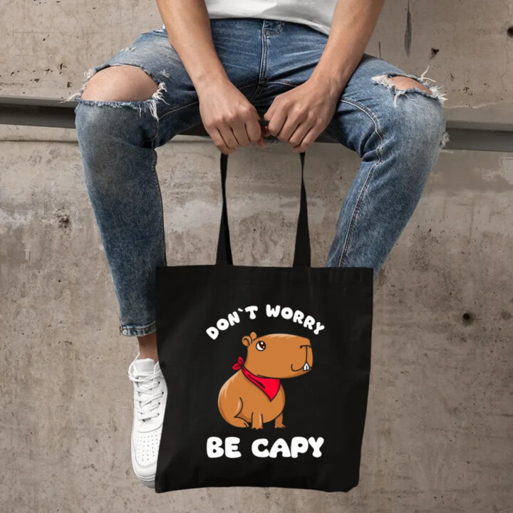 Don`t worry be Capy - taška s potlačou