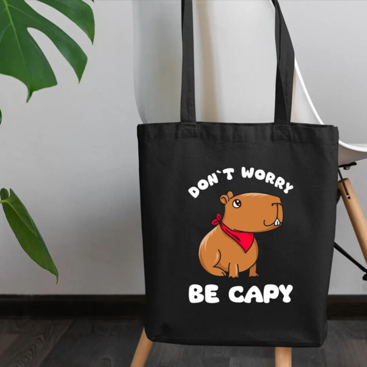 Don`t worry be Capy - taška s potlačou