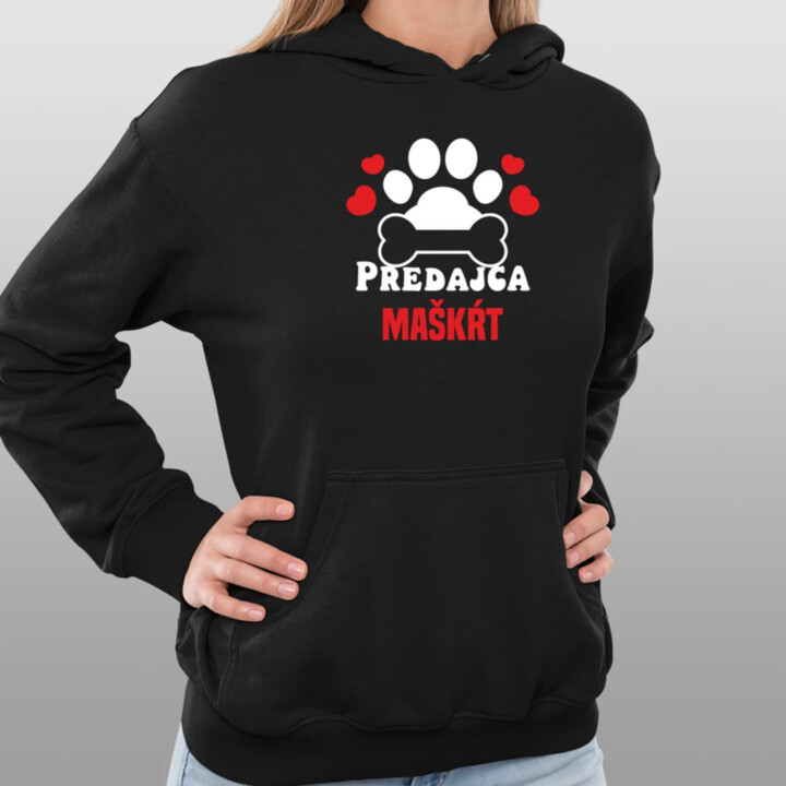Predajca maškŕt  - dámska mikina s potlačou