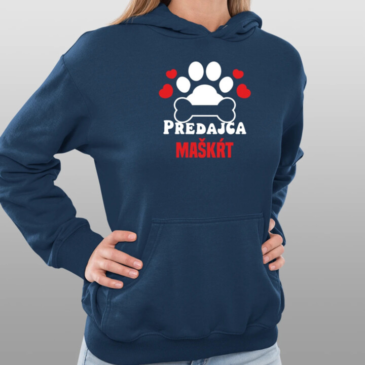 Predajca maškŕt  - dámska mikina s potlačou