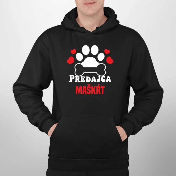 Predajca maškŕt  - pánska mikina s potlačou