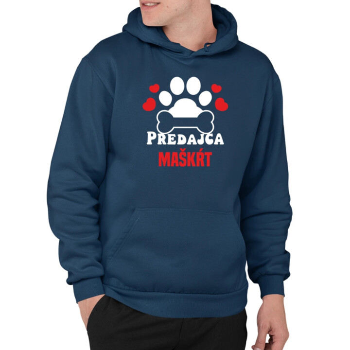 Predajca maškŕt  - pánska mikina s potlačou