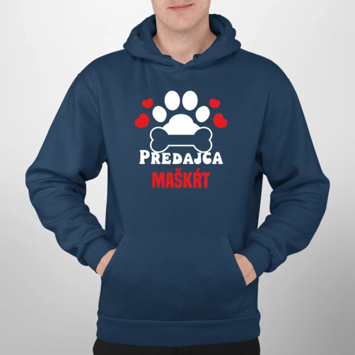 Predajca maškŕt  - pánska mikina s potlačou
