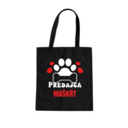 Predajca maškŕt - taška s potlačou