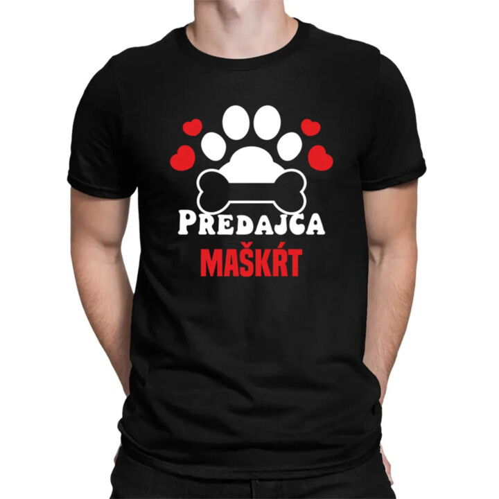 Predajca maškŕt - pánske tričko s potlačou