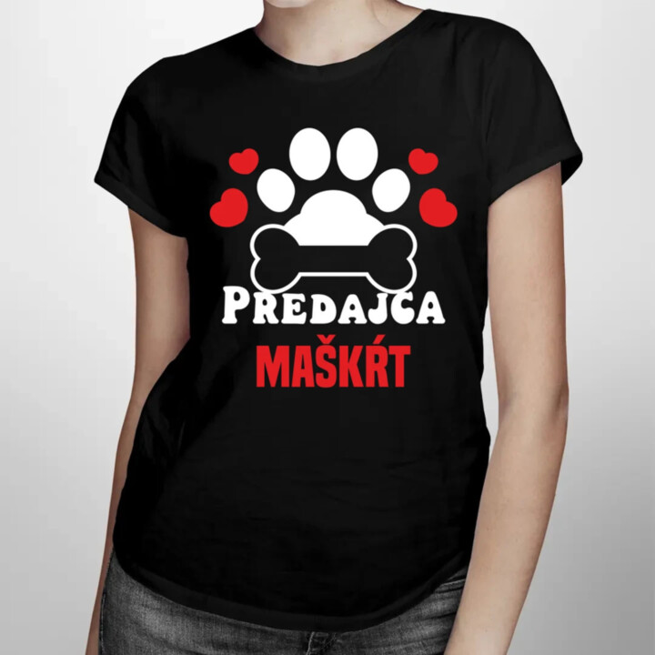 Predajca maškŕt - dámske tričko s potlačou