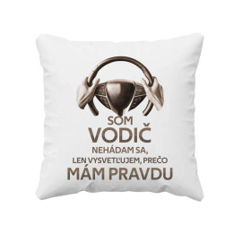 Som vodič - vankúš s potlačou