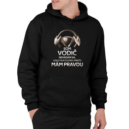Som vodič  - pánska mikina s potlačou