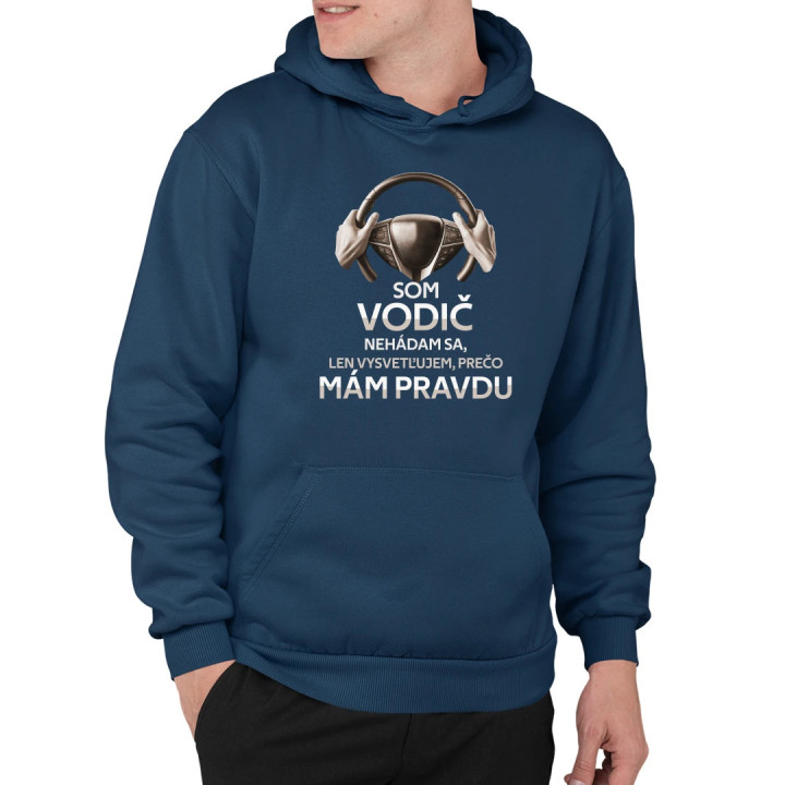 Som vodič  - pánska mikina s potlačou