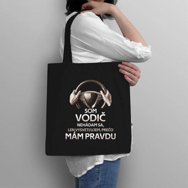Som vodič - taška s potlačou