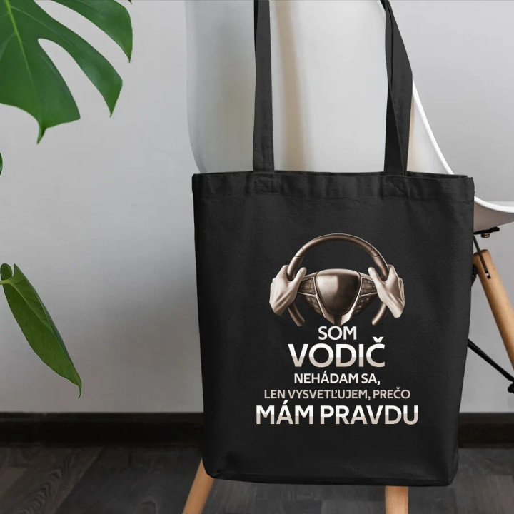 Som vodič - taška s potlačou