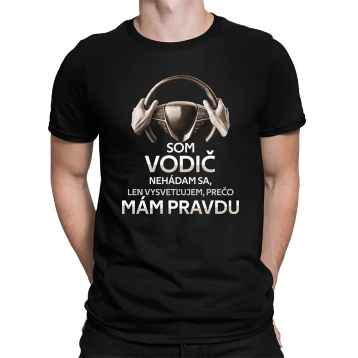 Som vodič - pánske tričko s potlačou