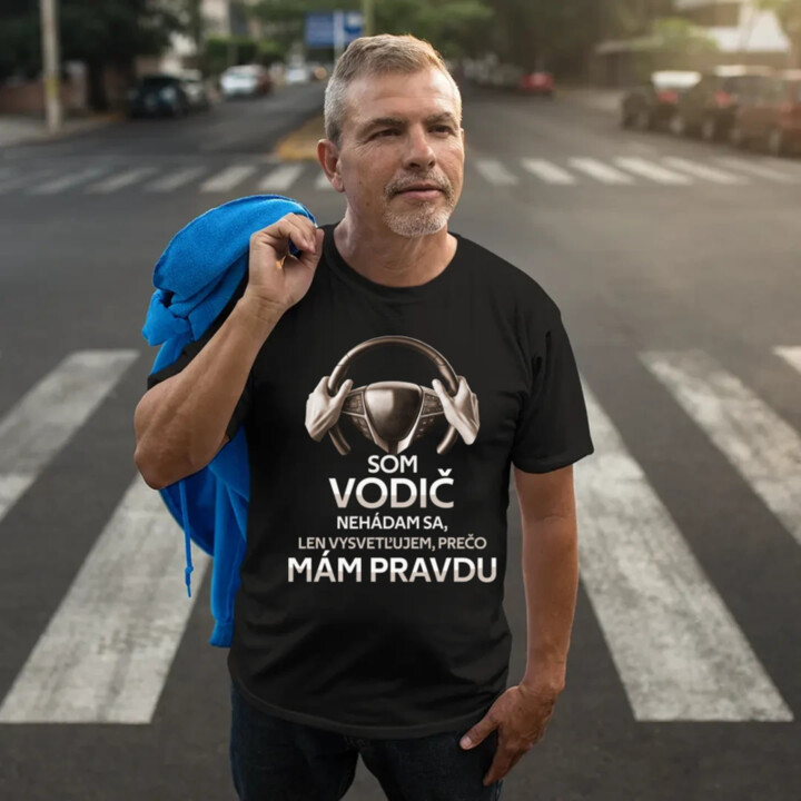 Som vodič - pánske tričko s potlačou